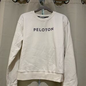Peloton Off-White Women's Crew Neck Sweater- barely worn!